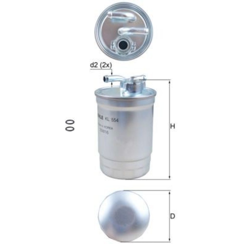 Fuel Filter KNECHT KL 554D