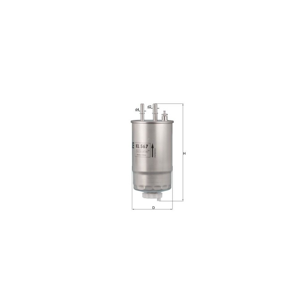 Fuel Filter KNECHT KL 567