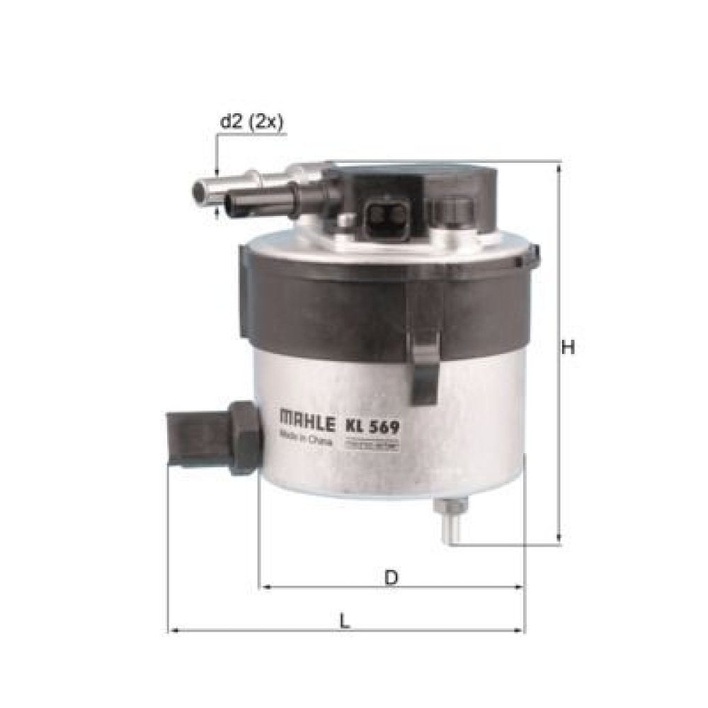 Fuel Filter KNECHT KL 569