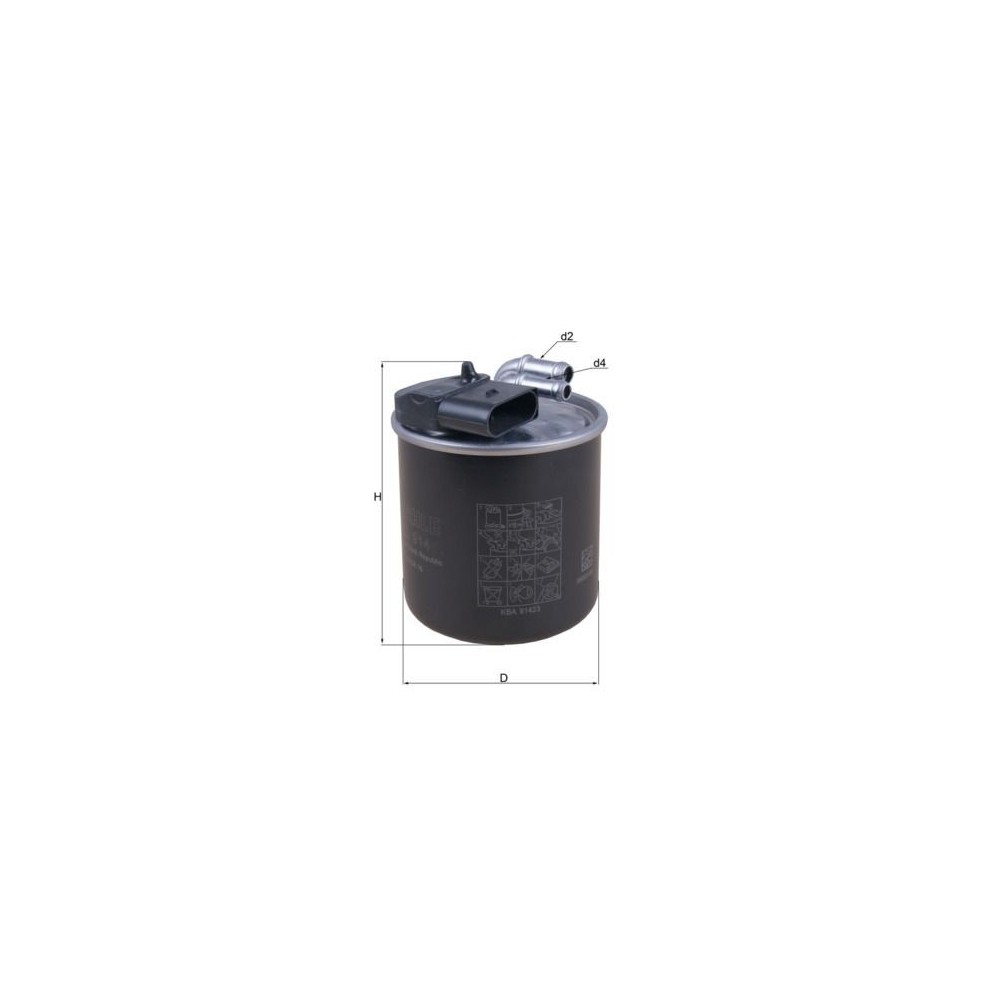 Fuel Filter KNECHT KL 914