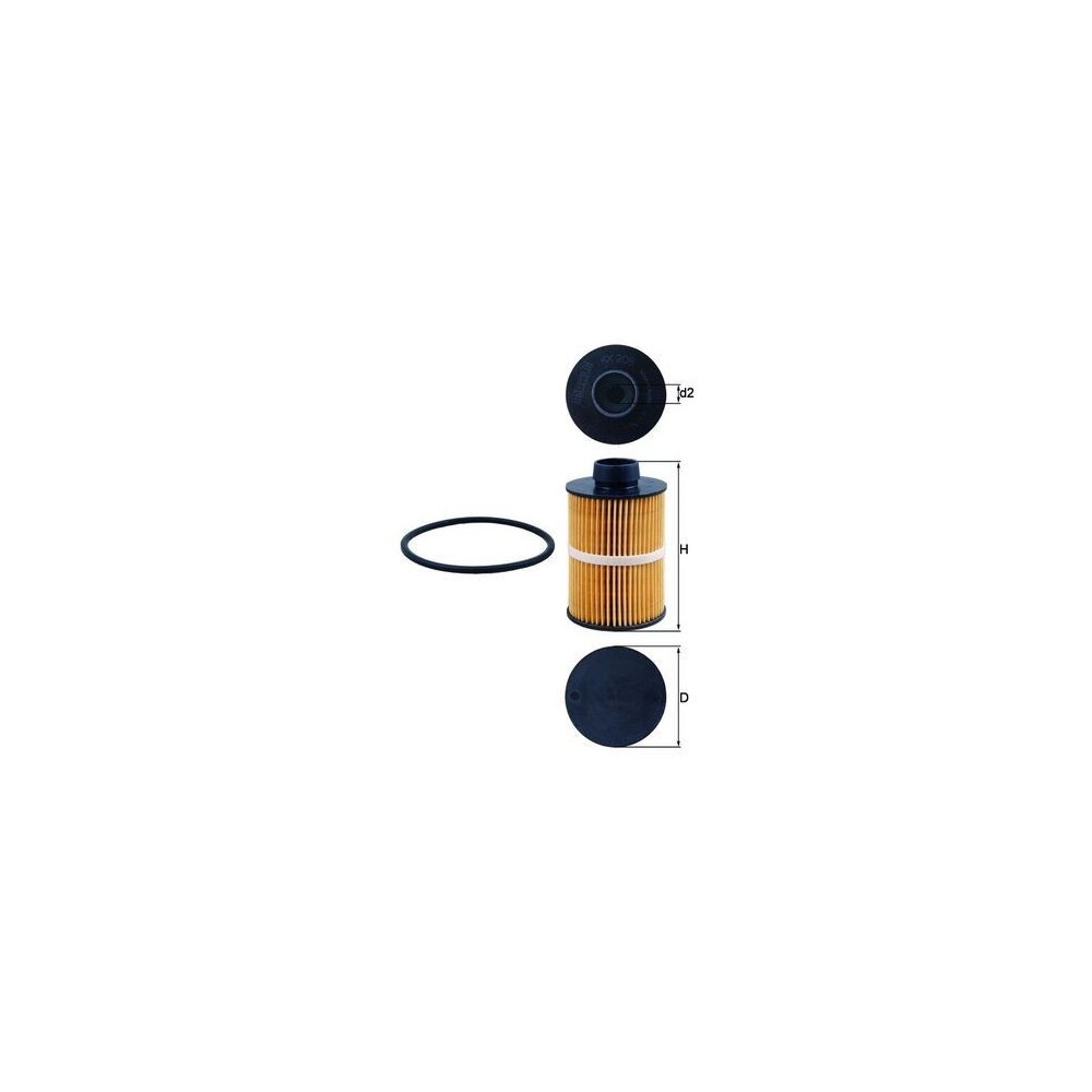 Fuel Filter KNECHT KX 208D