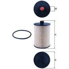 Fuel Filter KNECHT KX 217D