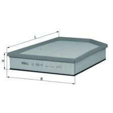 Air Filter KNECHT LX 1591/9