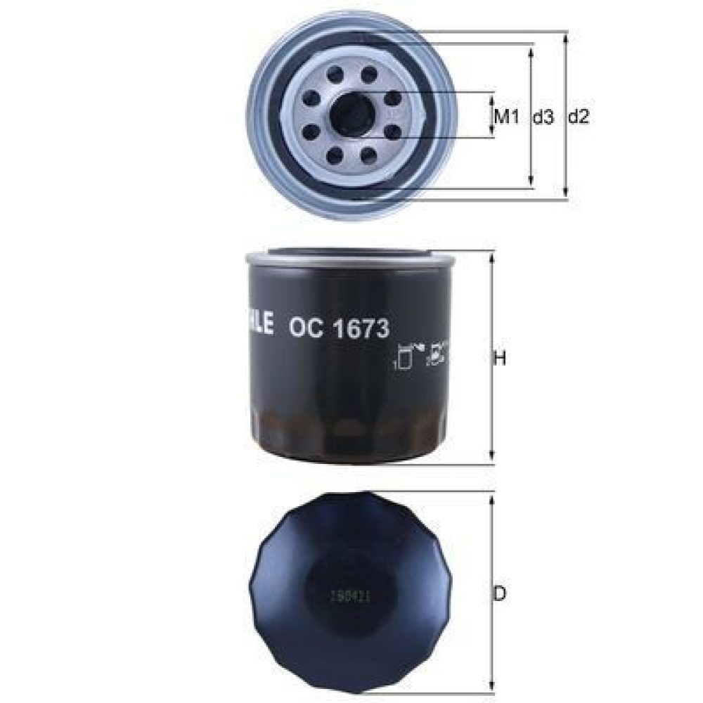 Oil Filter KNECHT OC 1673