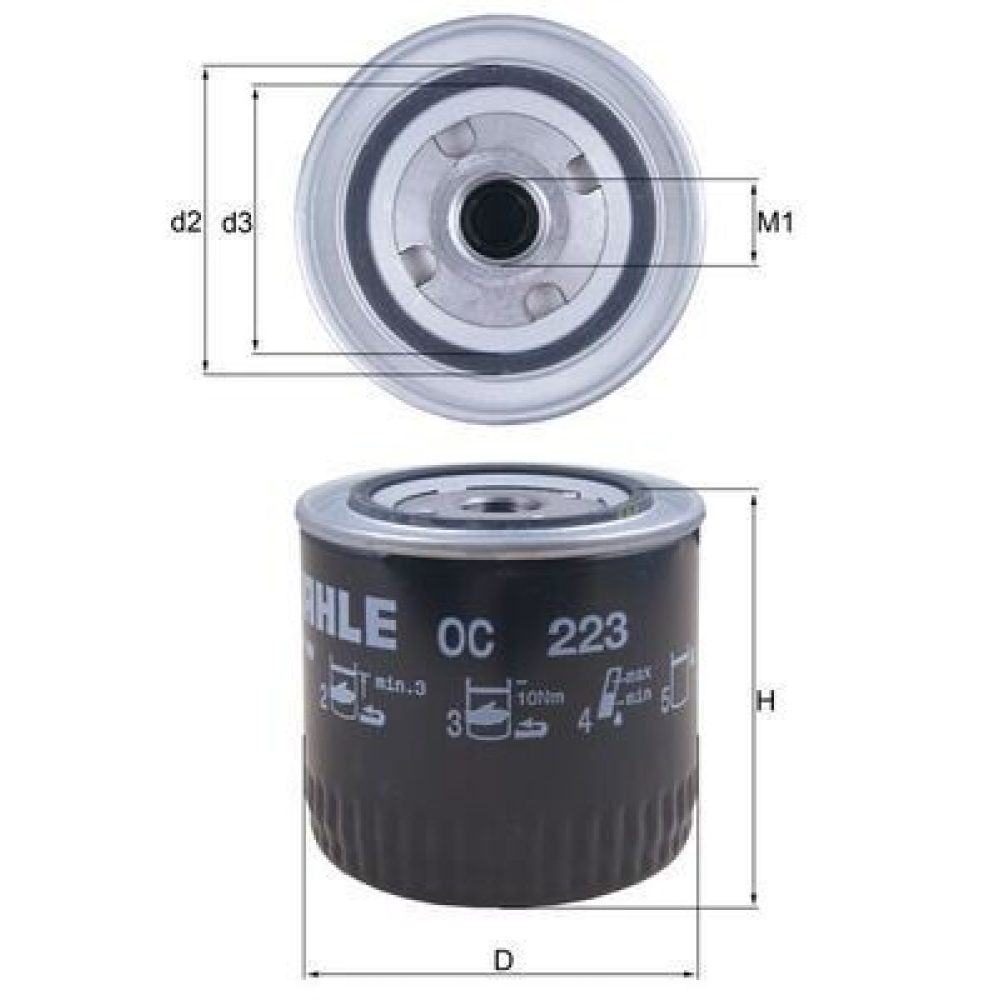 Oil Filter KNECHT OC 223