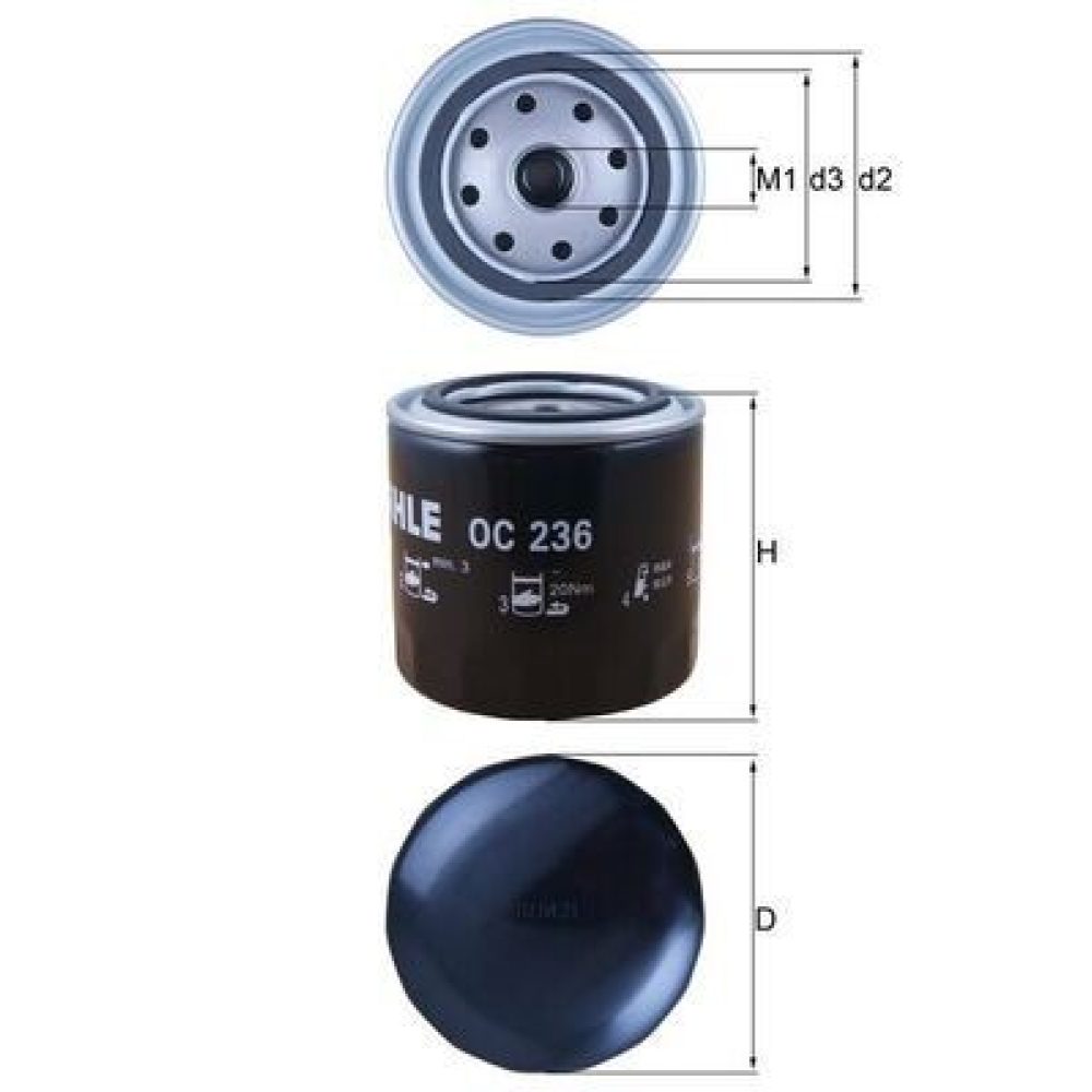 Oil Filter KNECHT OC 236