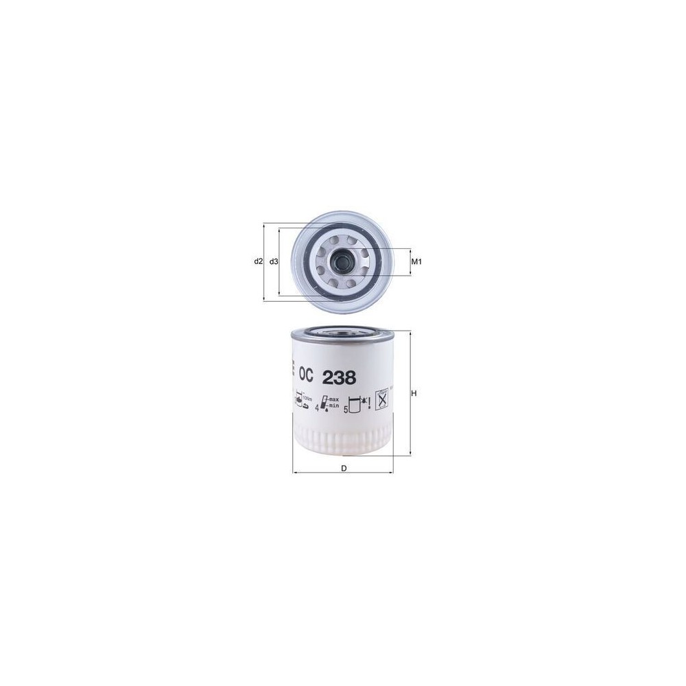 Oil Filter KNECHT OC 238