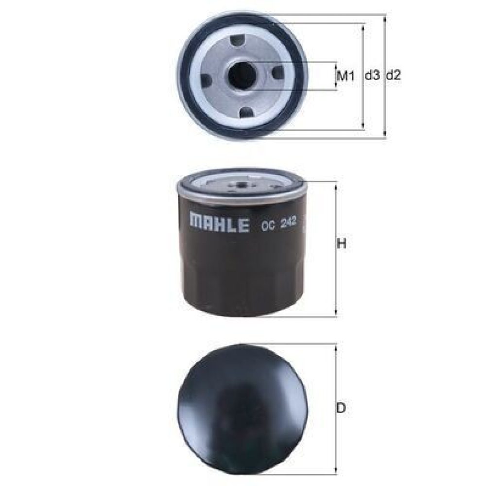 Oil Filter KNECHT OC 242