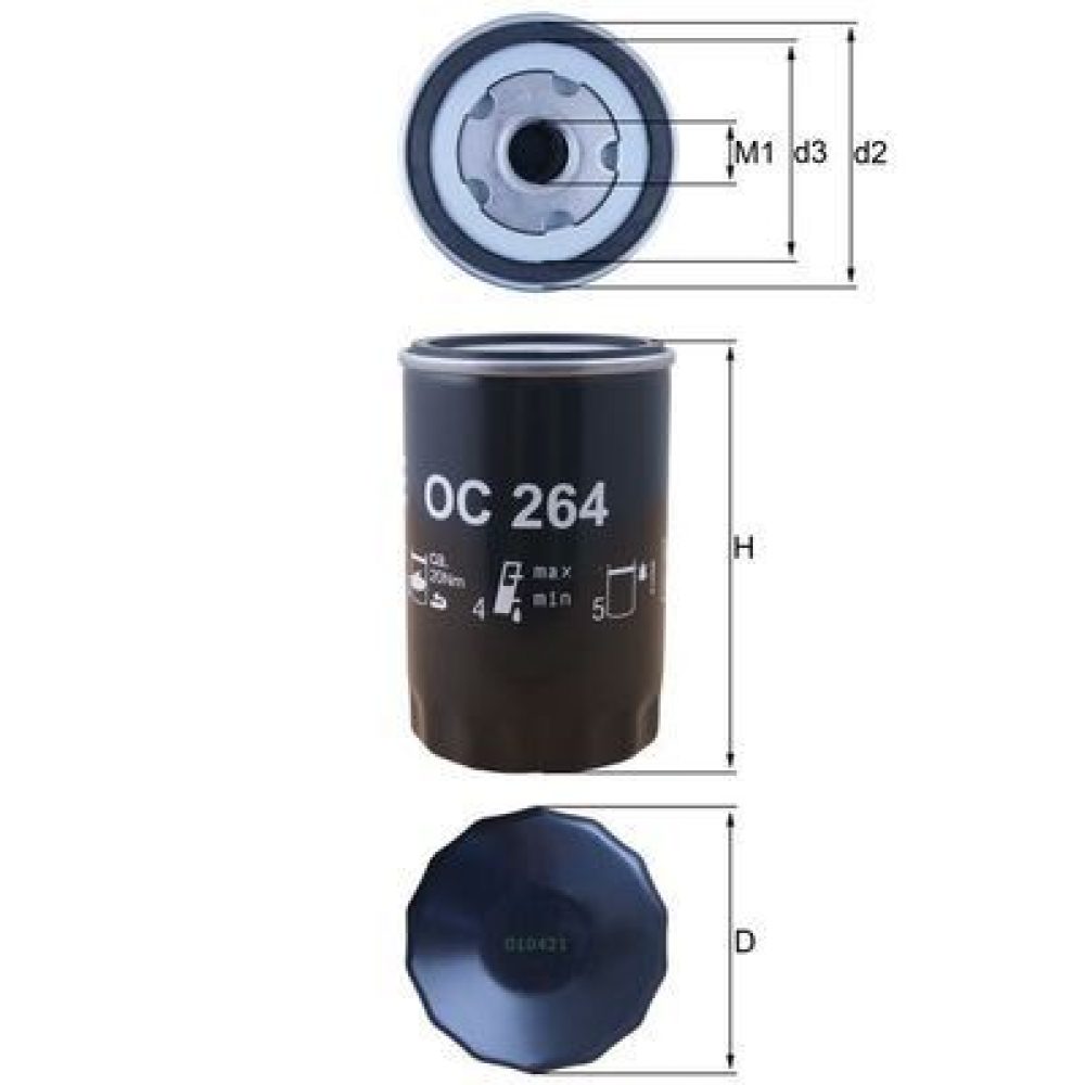 Oil Filter KNECHT OC 264