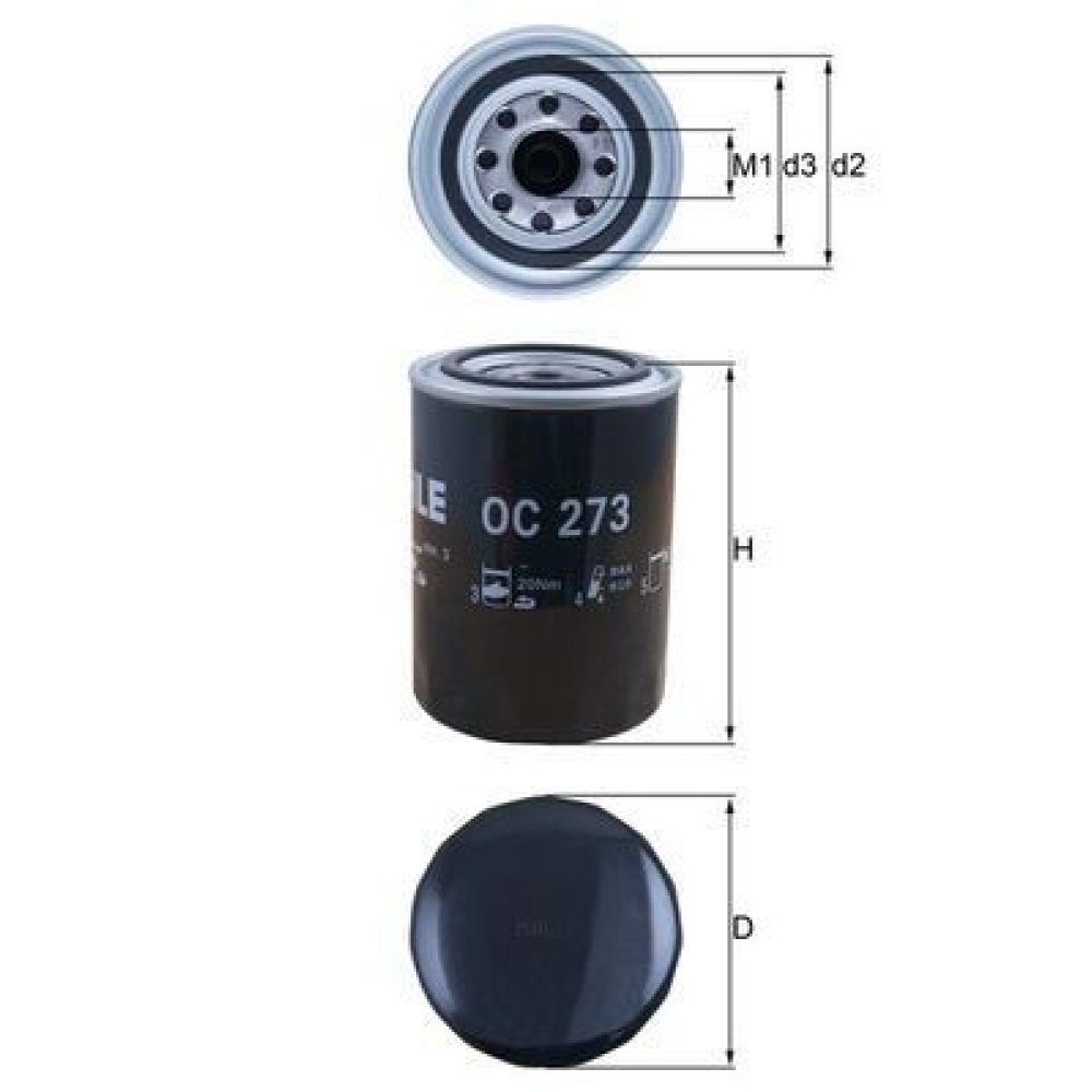 Oil Filter KNECHT OC 273