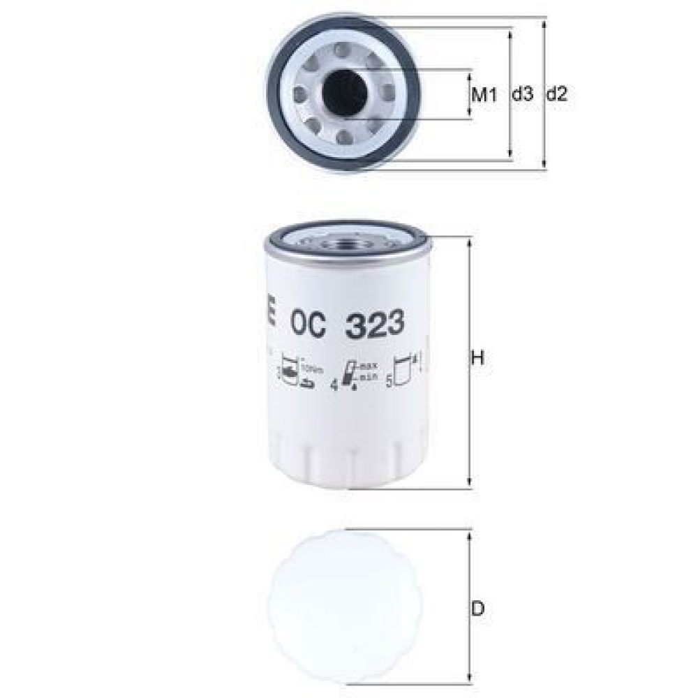 Oil Filter KNECHT OC 323