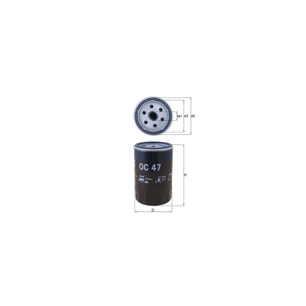 Oil Filter KNECHT OC 47