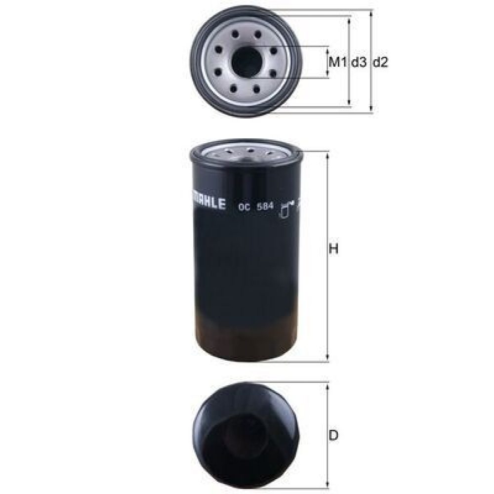 Oil Filter KNECHT OC 584