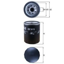 Oil Filter KNECHT OC 615