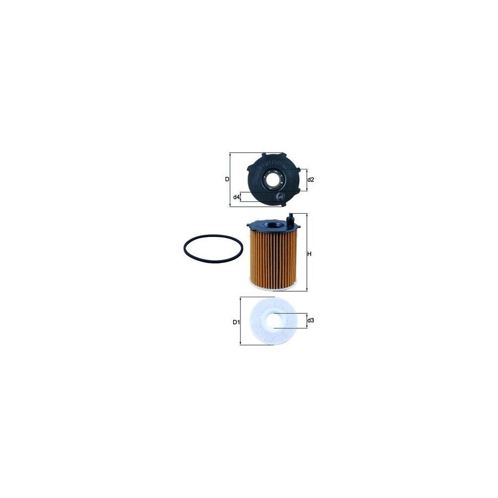 Oil Filter KNECHT OX 171/2D