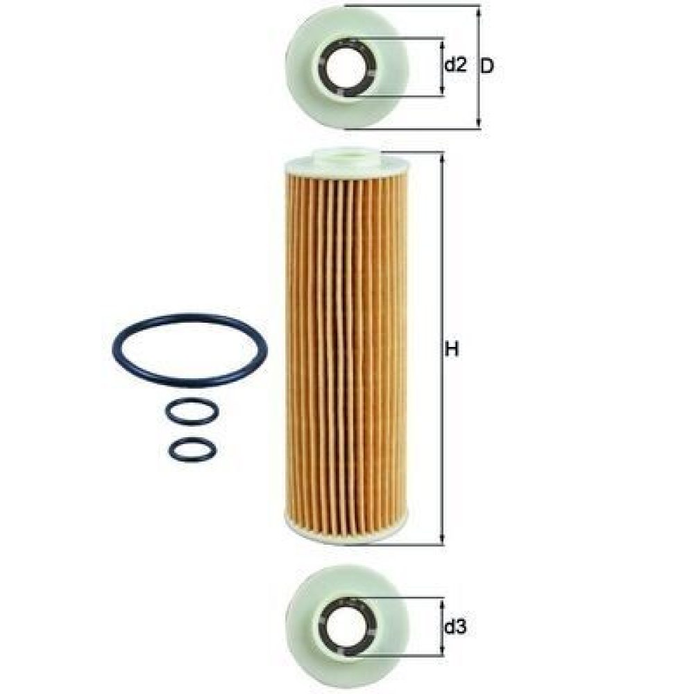 Oil Filter KNECHT OX 183/5D