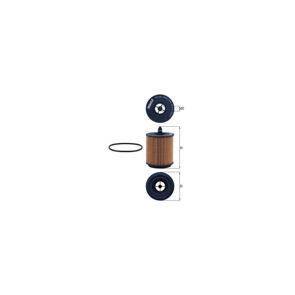 Oil Filter KNECHT OX 258D