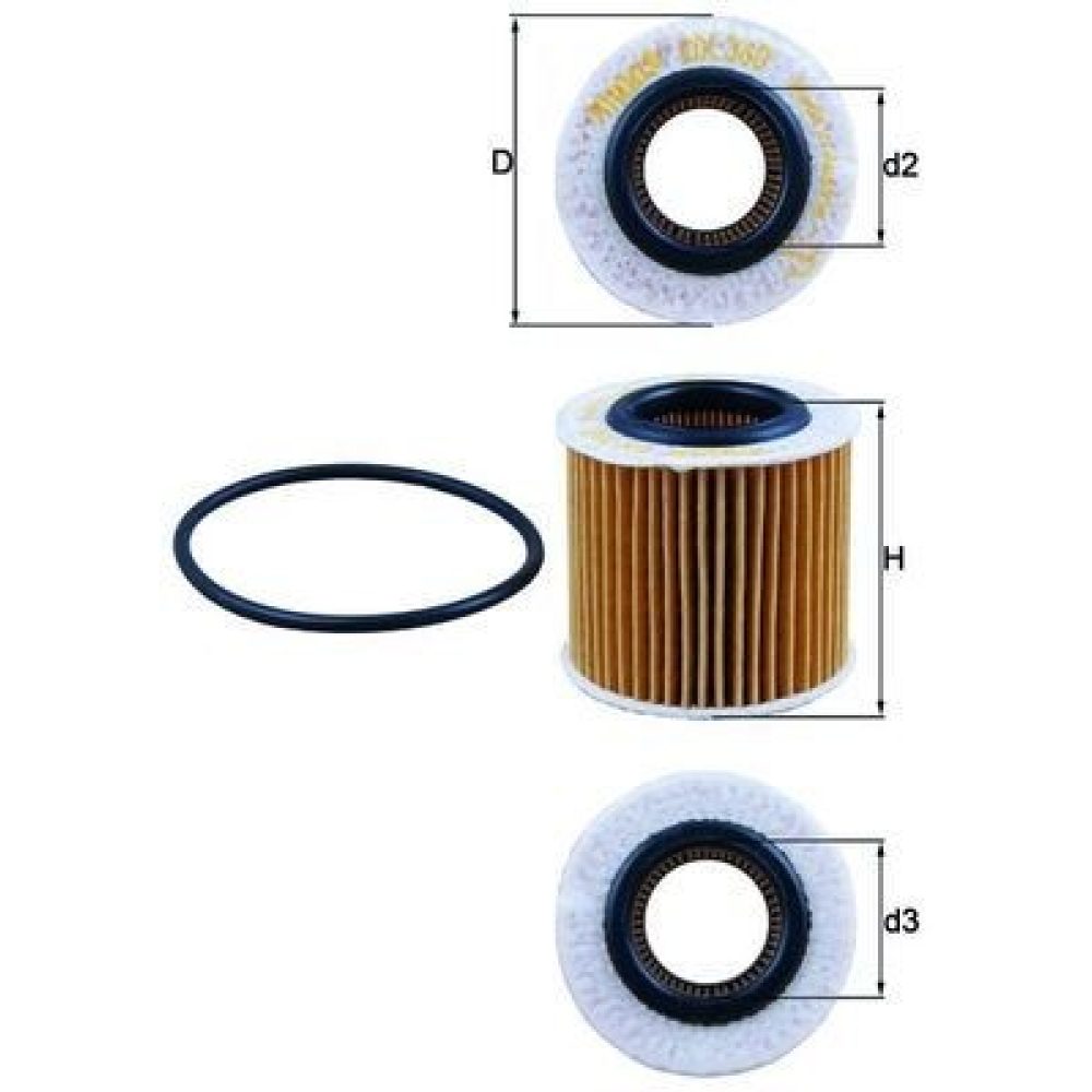 Oil Filter KNECHT OX 360D