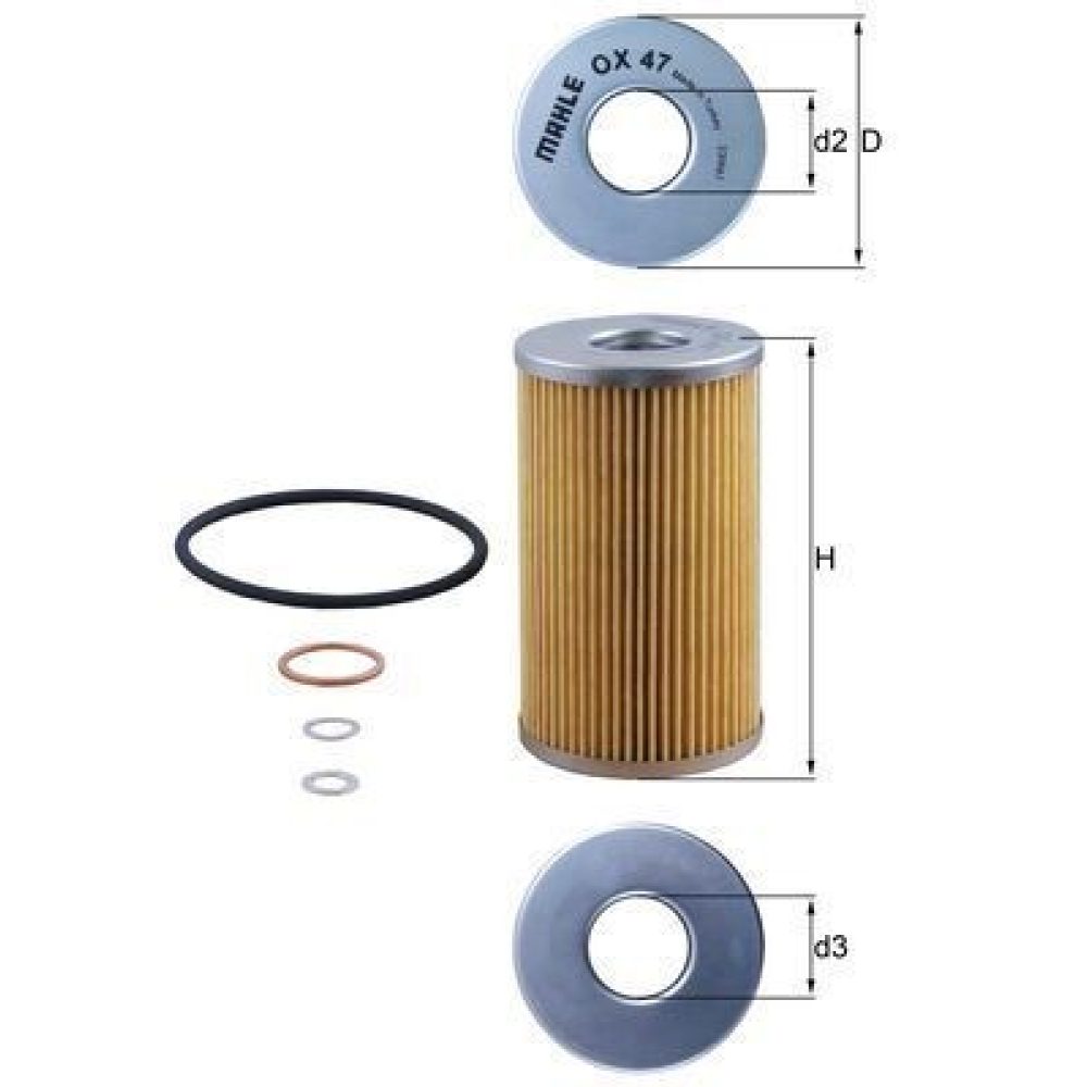 Oil Filter KNECHT OX 47D