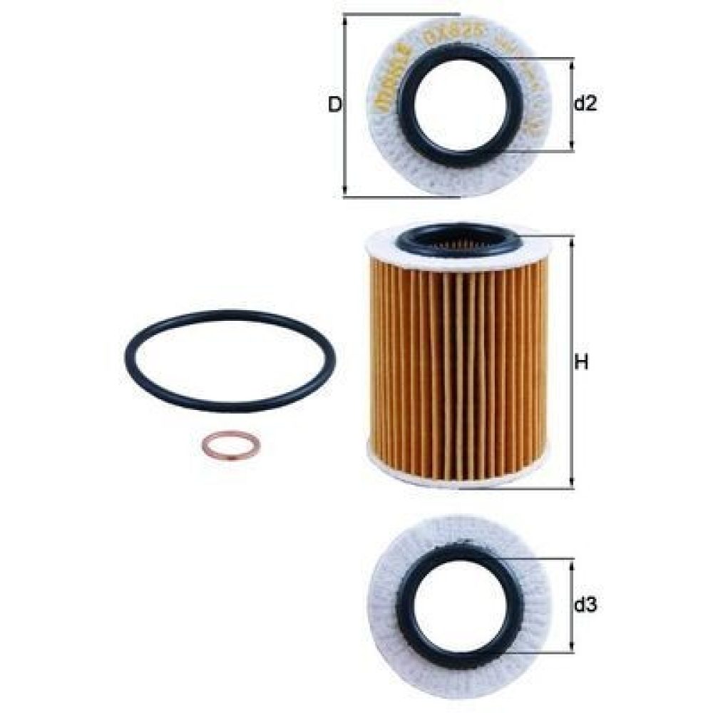 Oil Filter KNECHT OX 825D