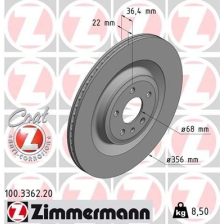 Brake Disc ZIMMERMANN 100.3362.20