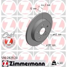Brake Disc ZIMMERMANN 590.2829.20
