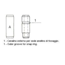 Valve Guide METELLI 01-1993