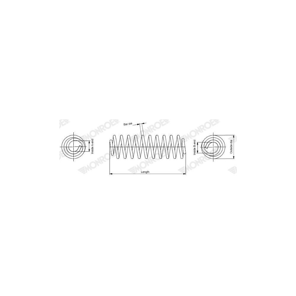 Suspension Spring MONROE SE3288