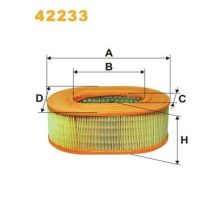 Air Filter WIX FILTERS 42233
