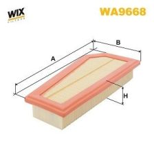 Air Filter WIX FILTERS WA9668