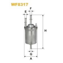 Fuel Filter WIX FILTERS WF8317