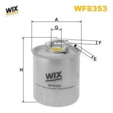 Fuel Filter WIX FILTERS WF8353