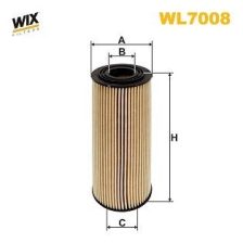 Oil Filter WIX FILTERS WL7008