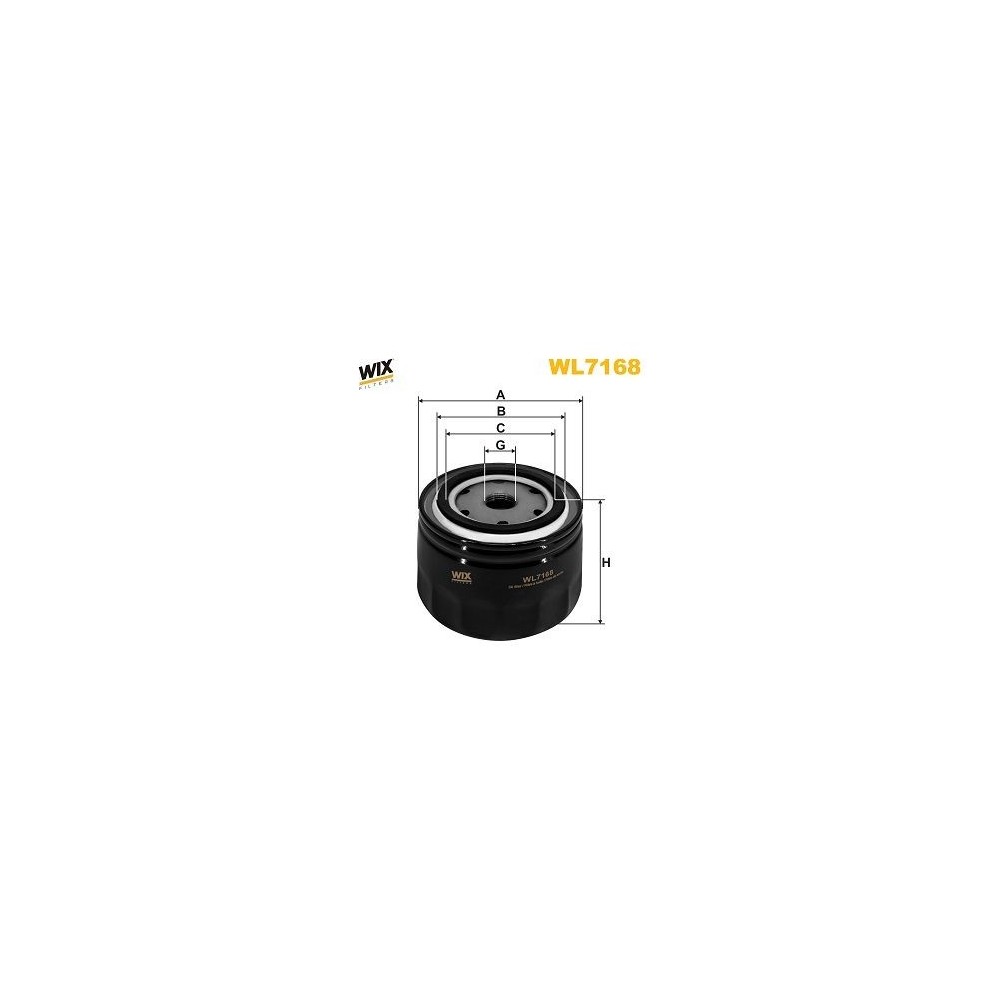 Oil Filter WIX FILTERS WL7168