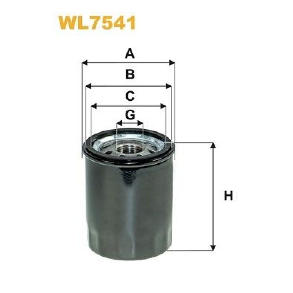 Oil Filter WIX FILTERS WL7541