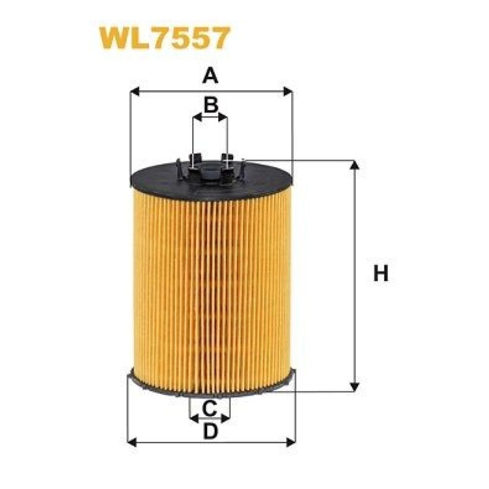 Oil Filter WIX FILTERS WL7557