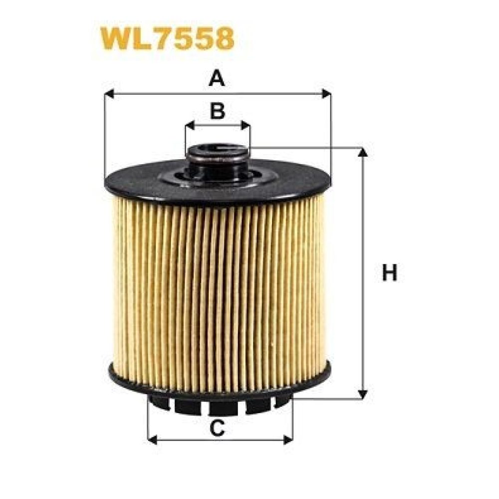 Oil Filter WIX FILTERS WL7558