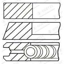 Piston Ring Set GOETZE ENGINE 08-103000-00