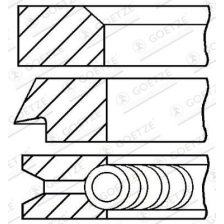 Piston Ring Set GOETZE ENGINE 08-106500-00