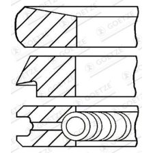 Piston Ring Set GOETZE ENGINE 08-107000-00
