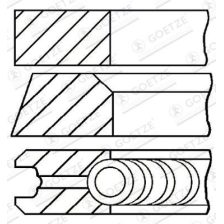 Piston Ring Set GOETZE ENGINE 08-140600-00