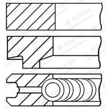 Piston Ring Set GOETZE ENGINE 08-146100-00