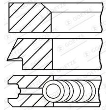 Piston Ring Set GOETZE ENGINE 08-337700-00