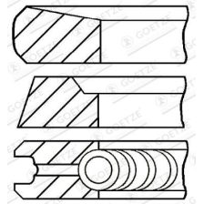 Piston Ring Set GOETZE ENGINE 08-422800-00