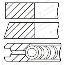 Piston Ring Set GOETZE ENGINE 08-425600-00
