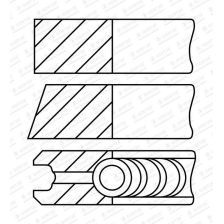 Piston Ring Set GOETZE ENGINE 08-432000-00