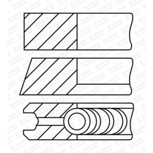Piston Ring Set GOETZE ENGINE 08-433107-00