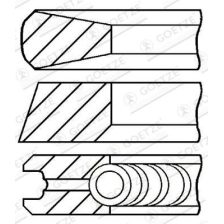 Piston Ring Set GOETZE ENGINE 08-436700-00
