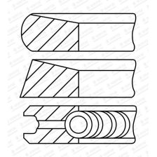 Piston Ring Set GOETZE ENGINE 08-448600-00
