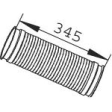 Exhaust Pipe DINEX 68085